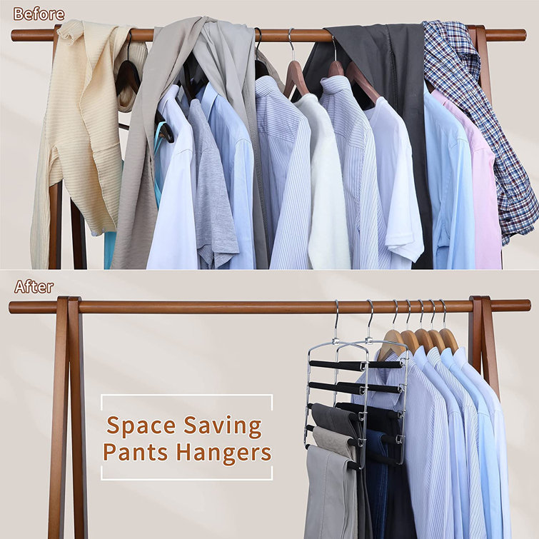 Metal multi clothes discount hangers